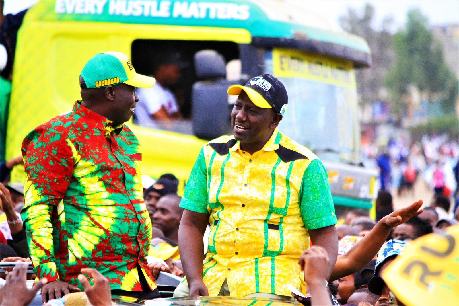 Rigathi Gachagua with William Ruto