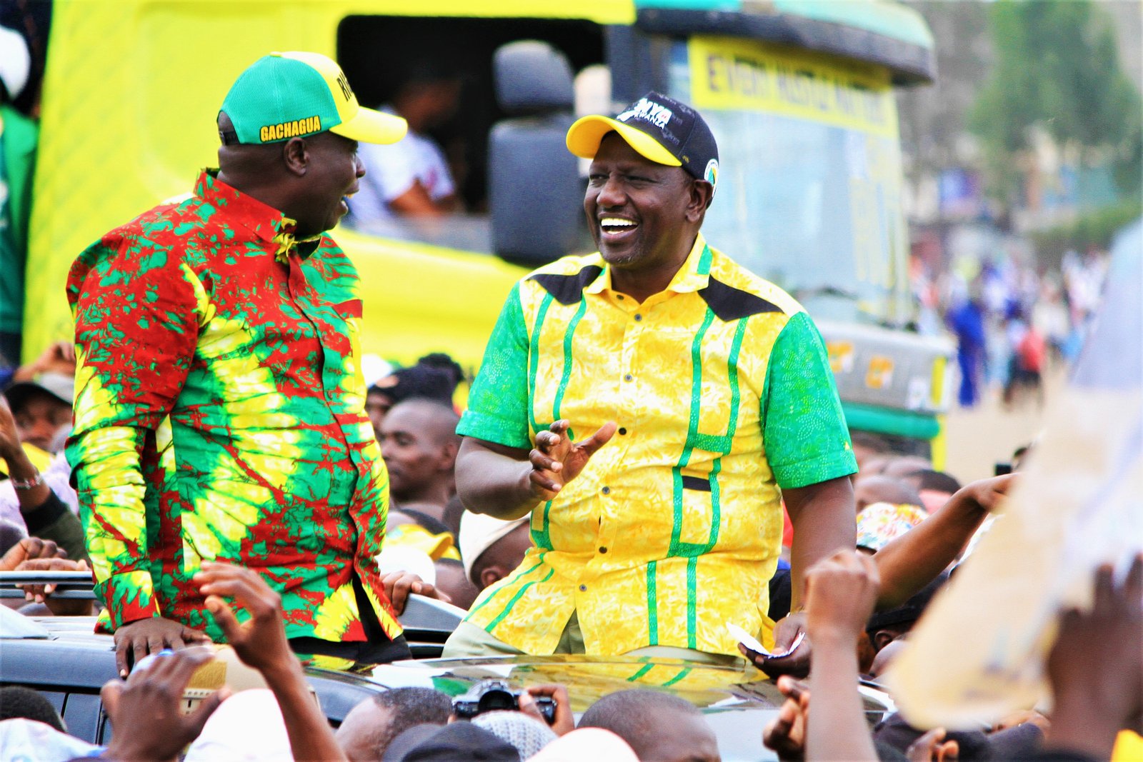 Rigathi Gachagua with William Ruto