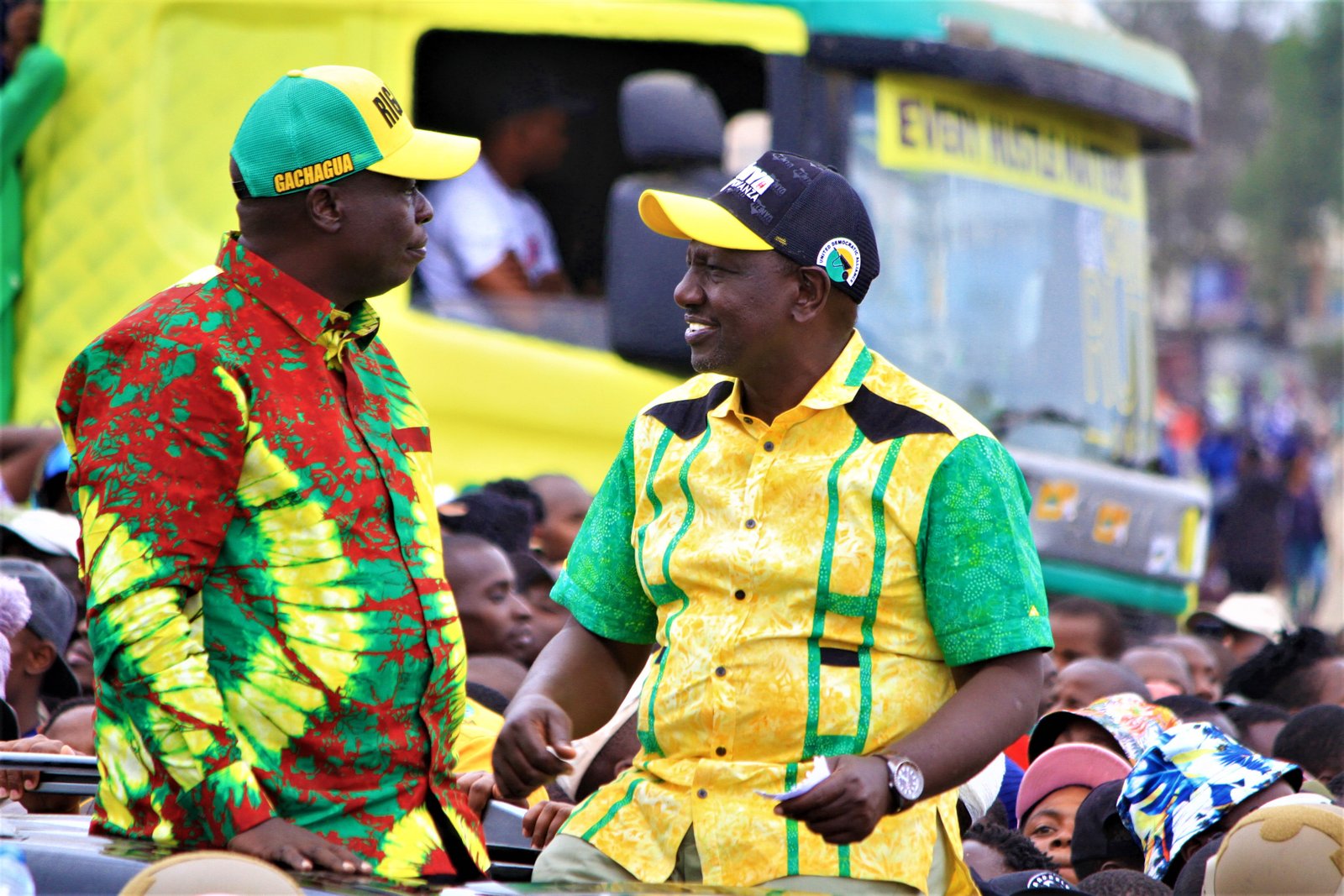 Rigathi Gachagua with William Ruto