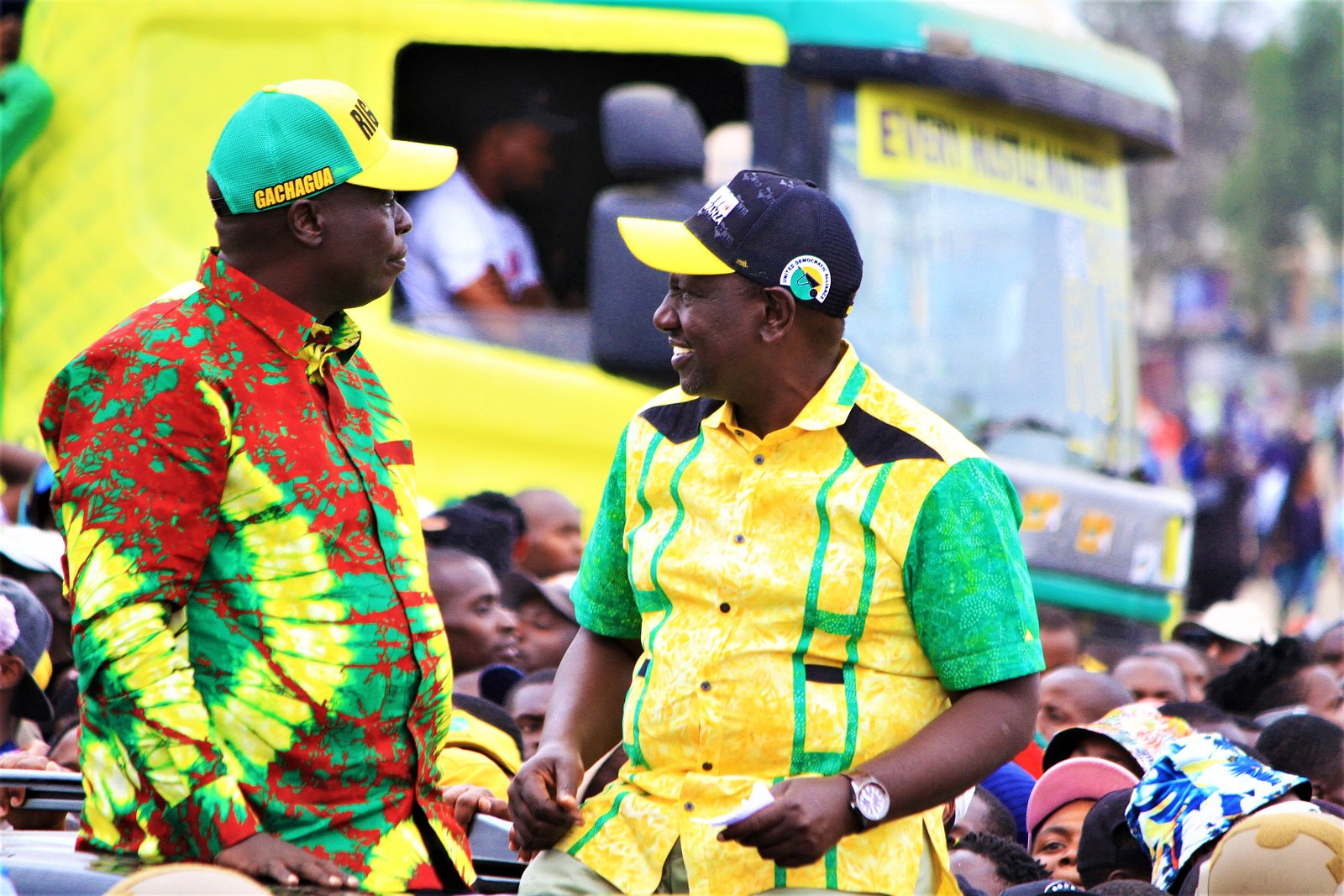 Rigathi Gachagua with William Ruto