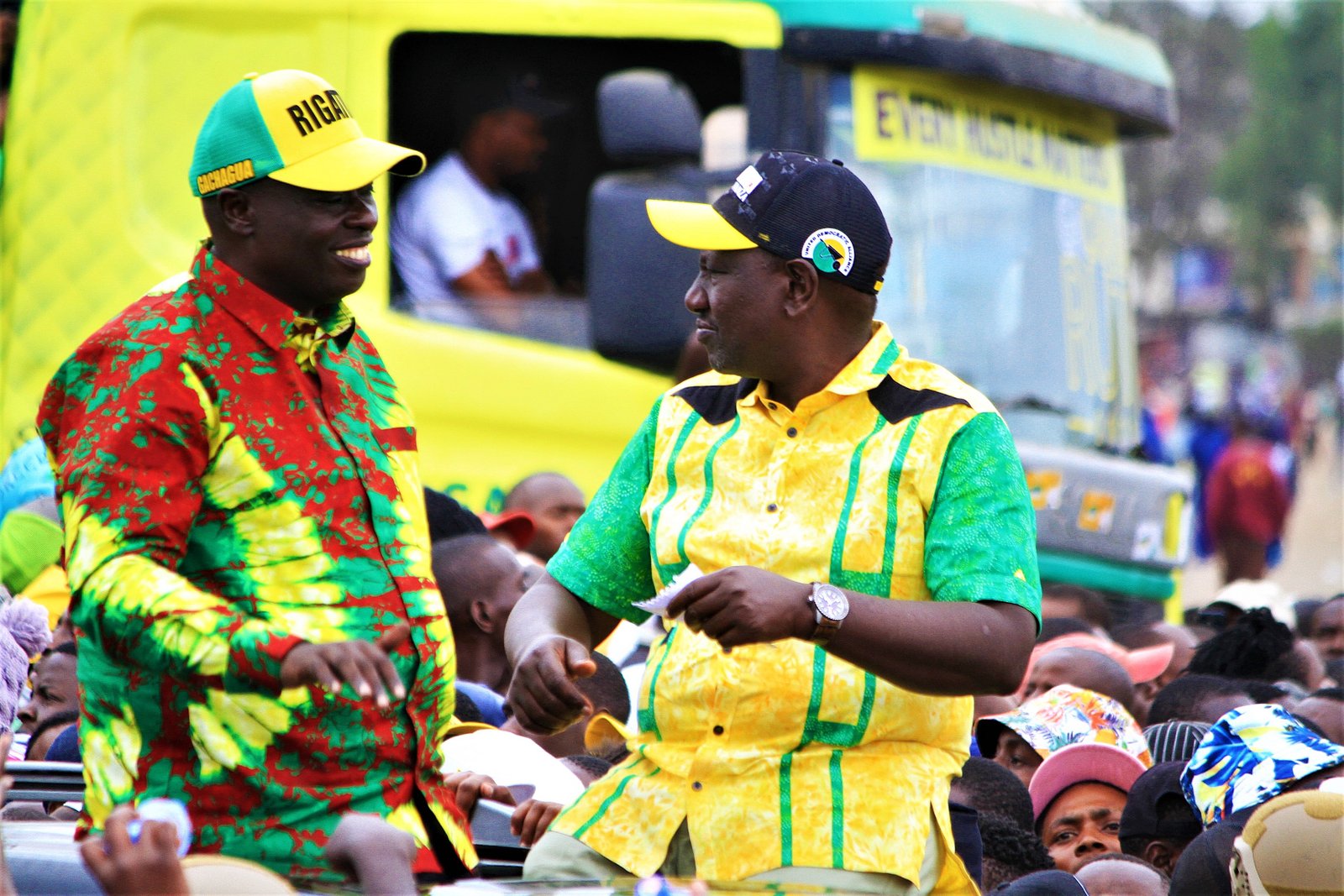 Rigathi Gachagua with William Ruto