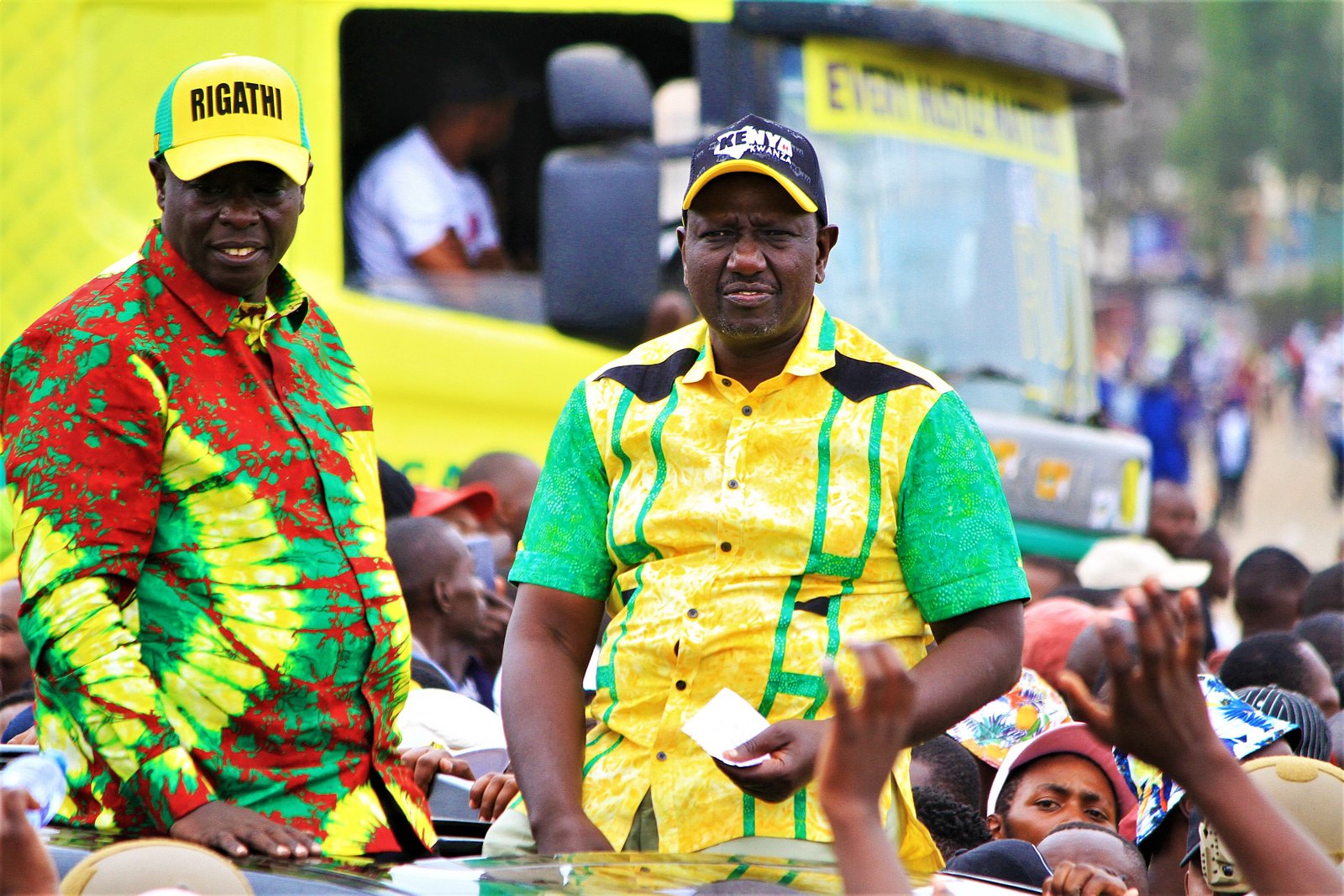 Rigathi Gachagua with William Ruto