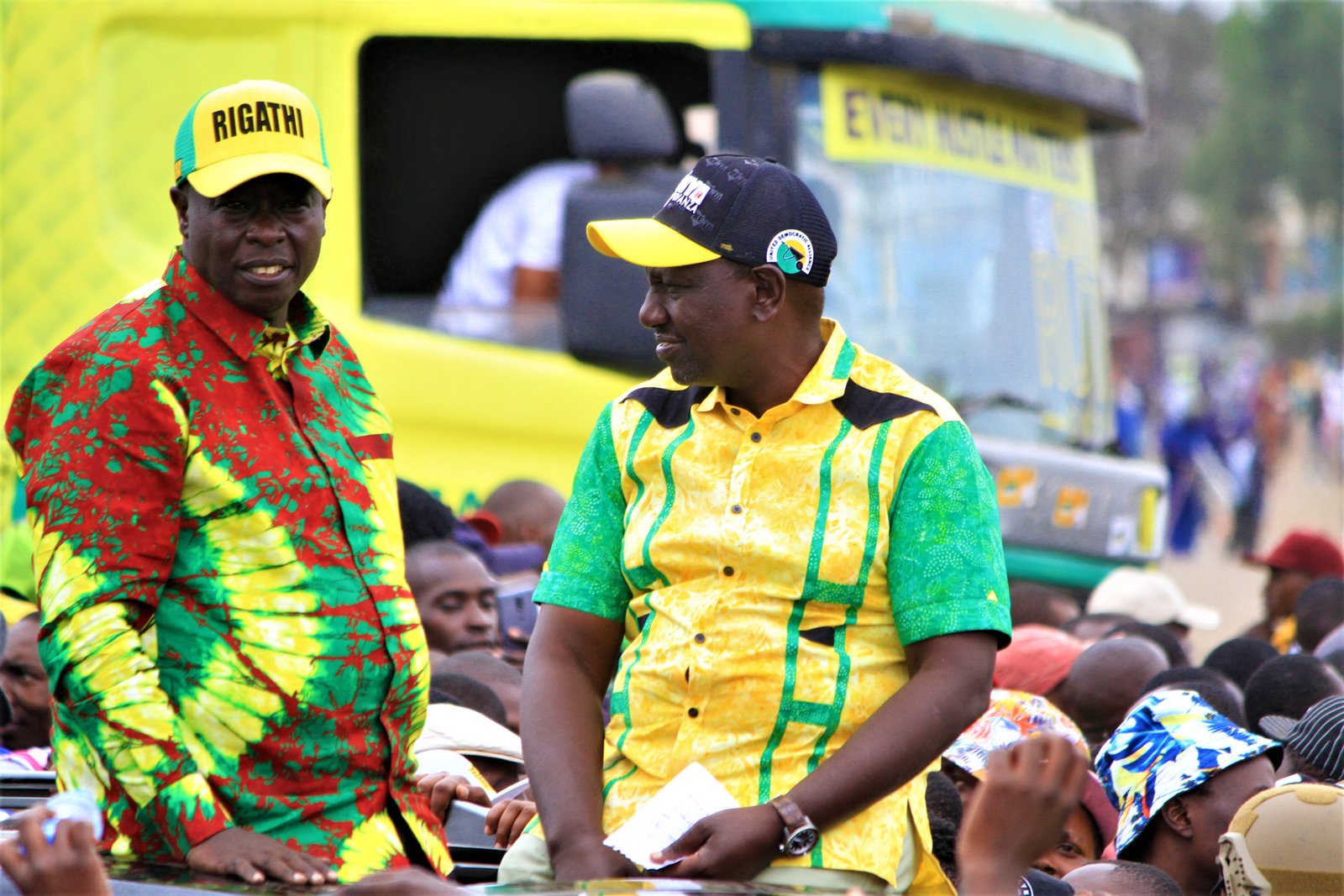 Rigathi Gachagua with William Ruto