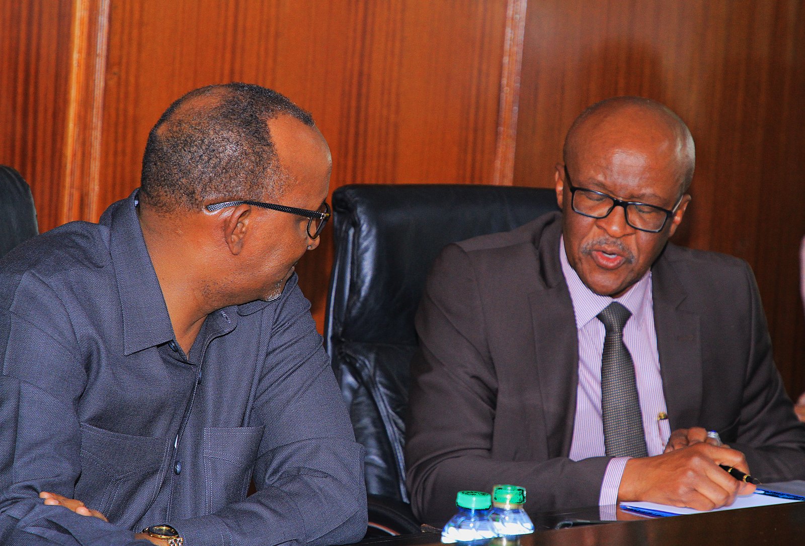 Aden Duale with Francis Ogolla