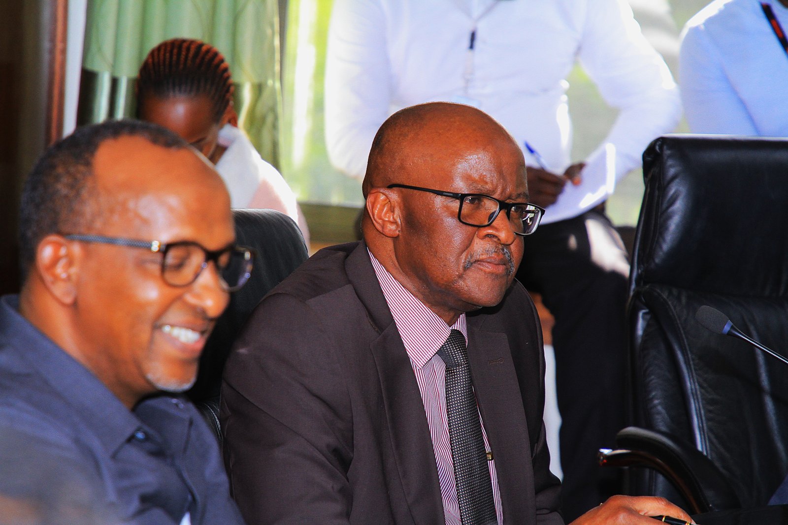 Aden Duale with Francis Ogolla