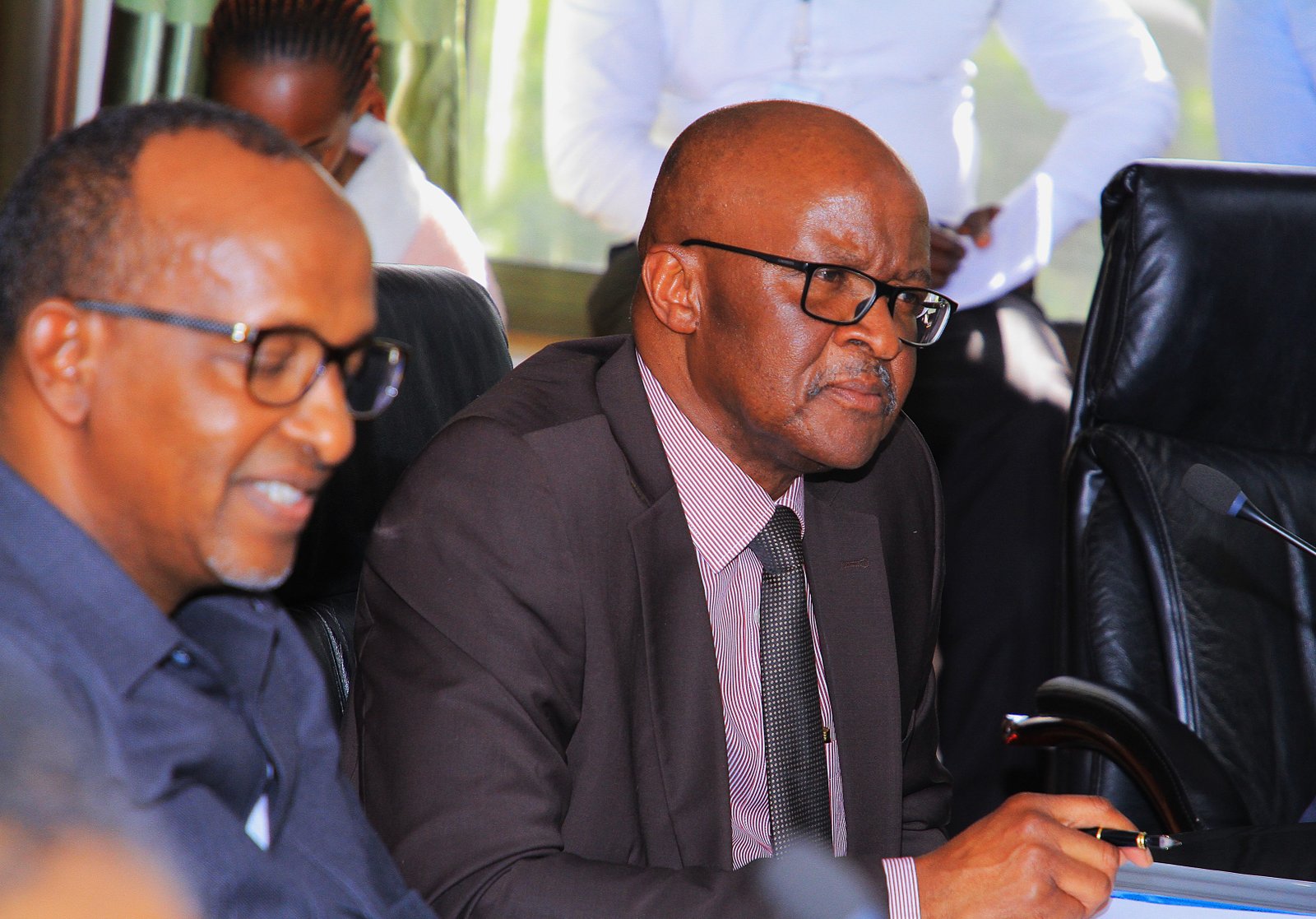 Aden Duale with Francis Ogolla