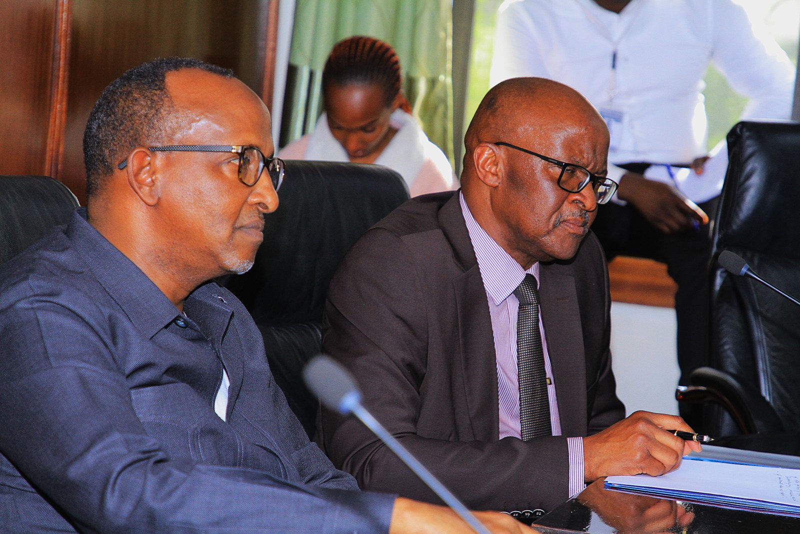 Aden Duale with Francis Ogolla