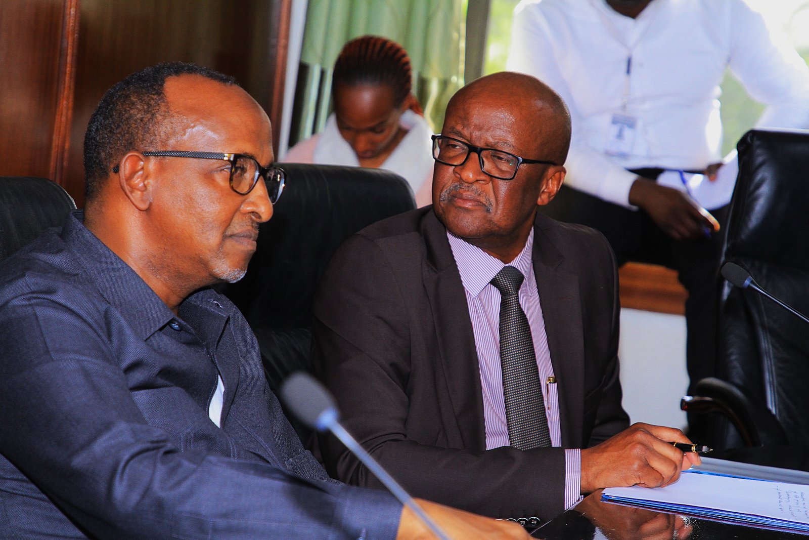 Aden Duale with Francis Ogolla