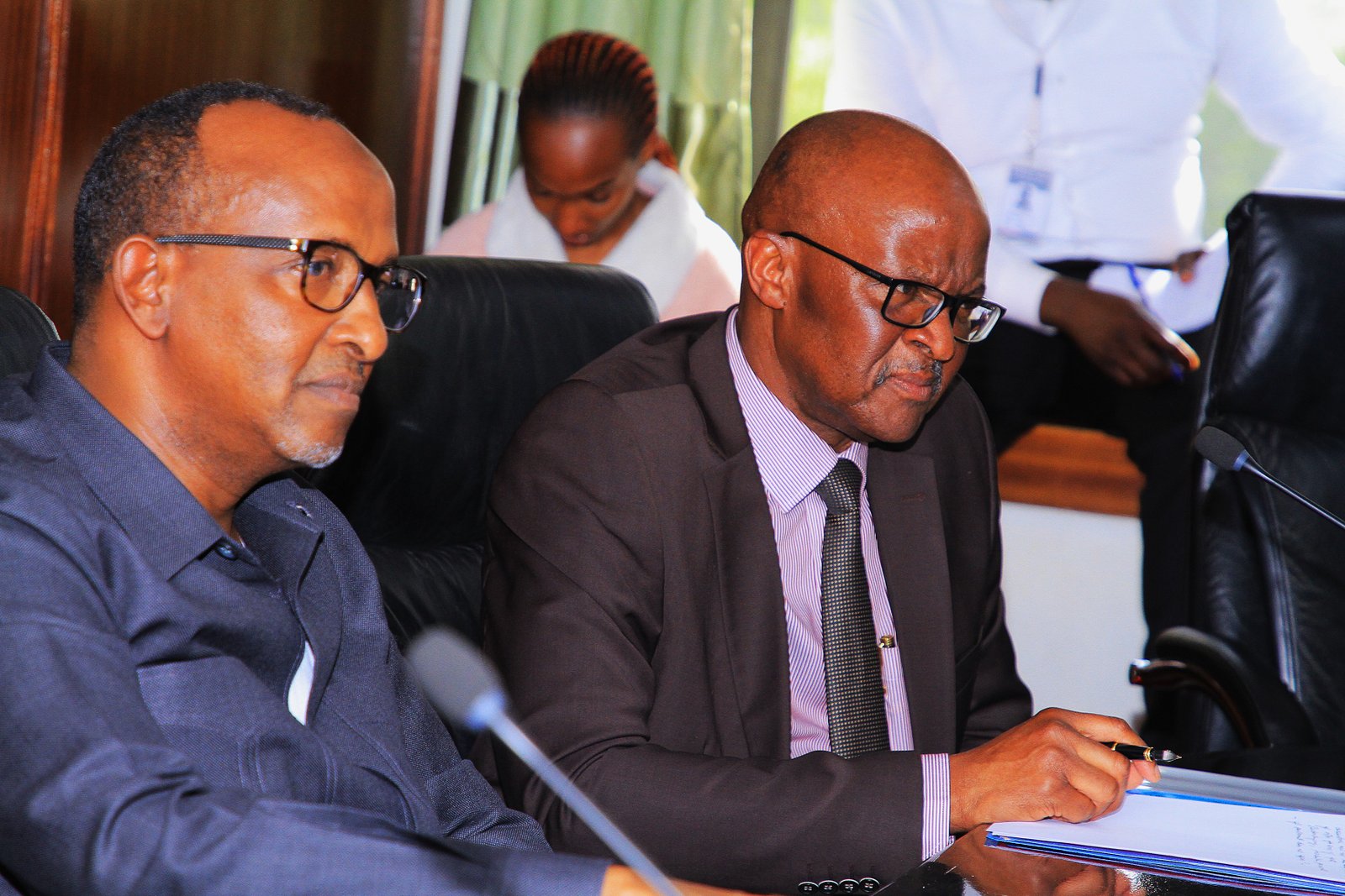 Aden Duale with Francis Ogolla