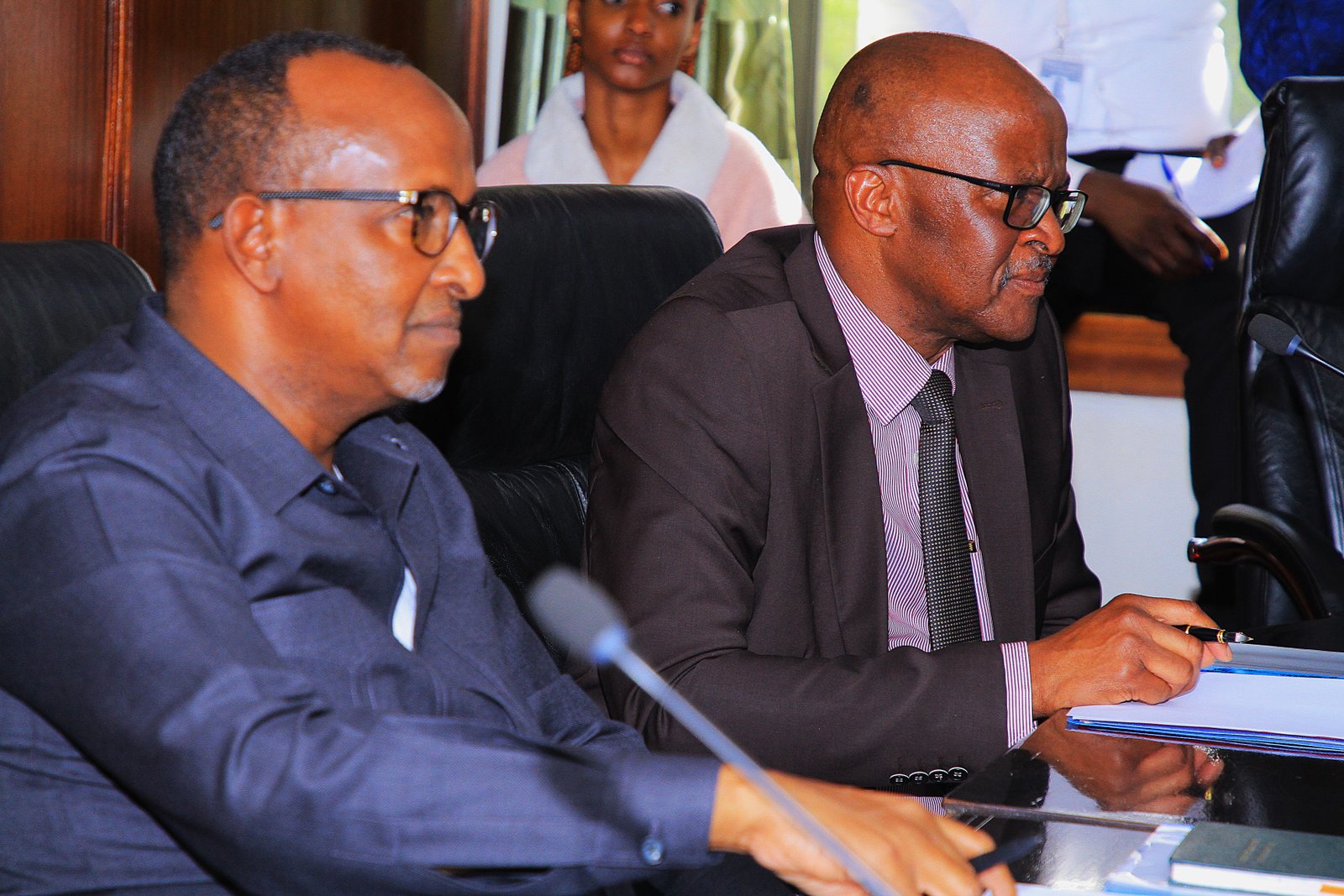 Aden Duale with Francis Ogolla