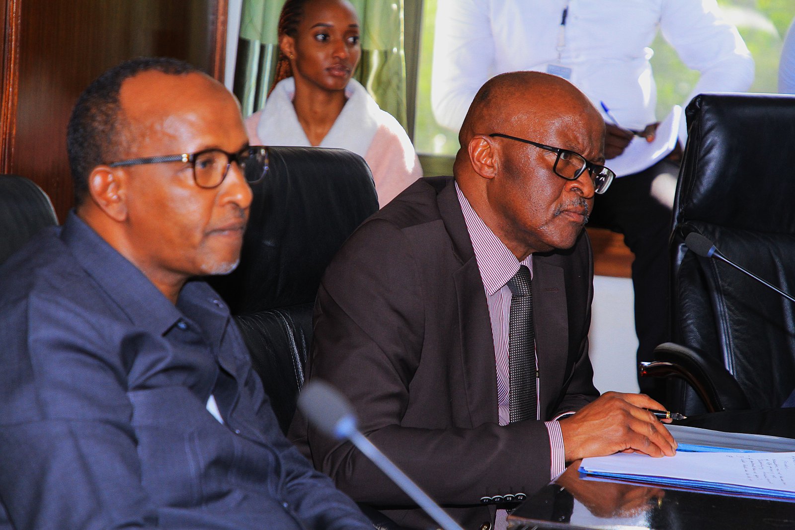 Aden Duale with Francis Ogolla