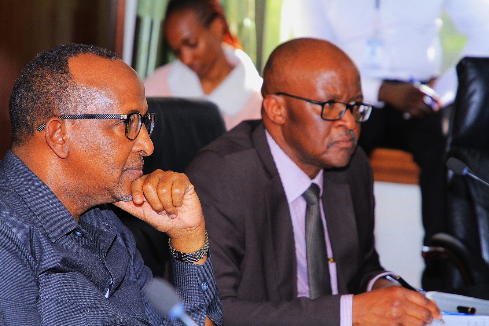 Aden Duale with Francis Ogolla