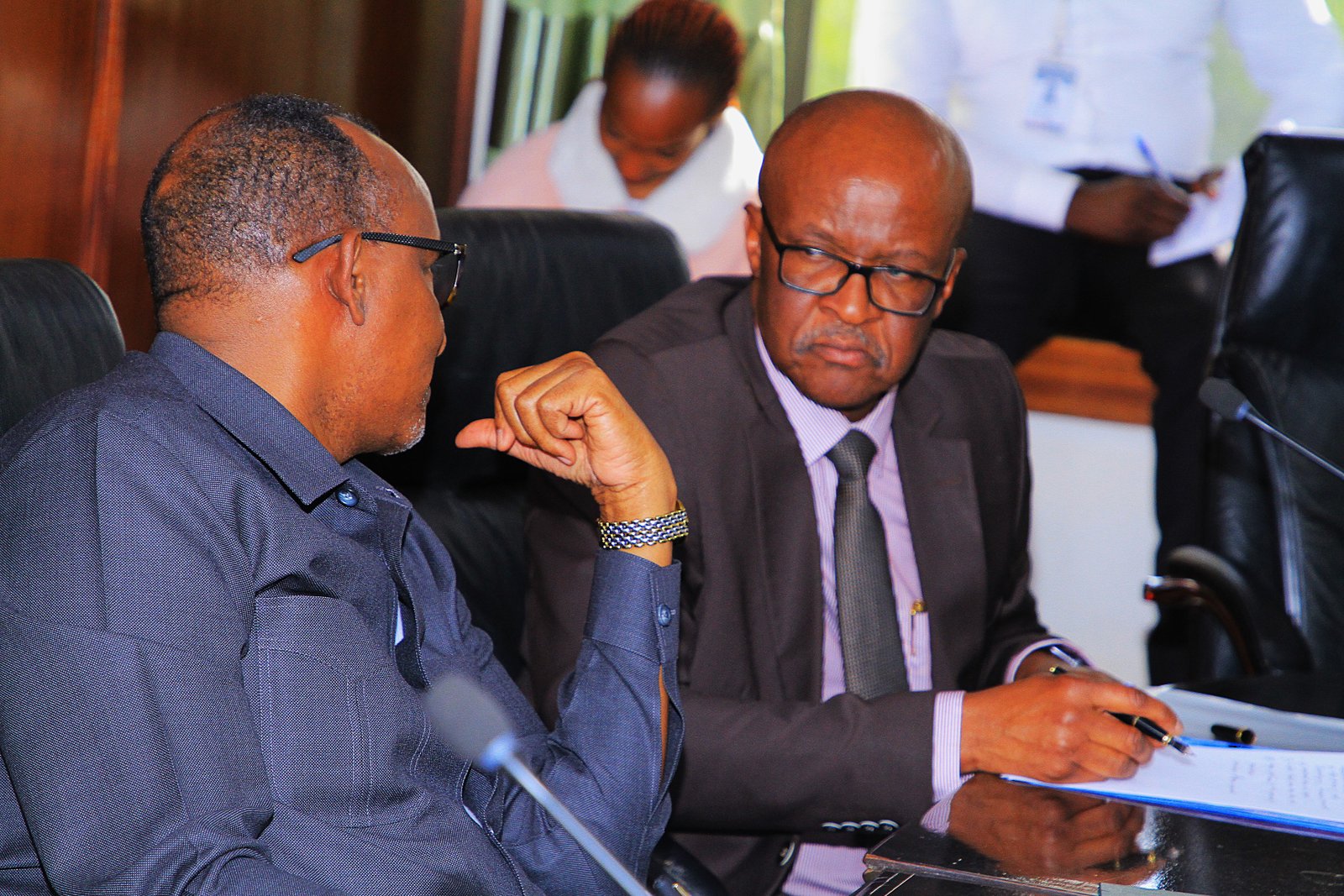 Aden Duale with Francis Ogolla