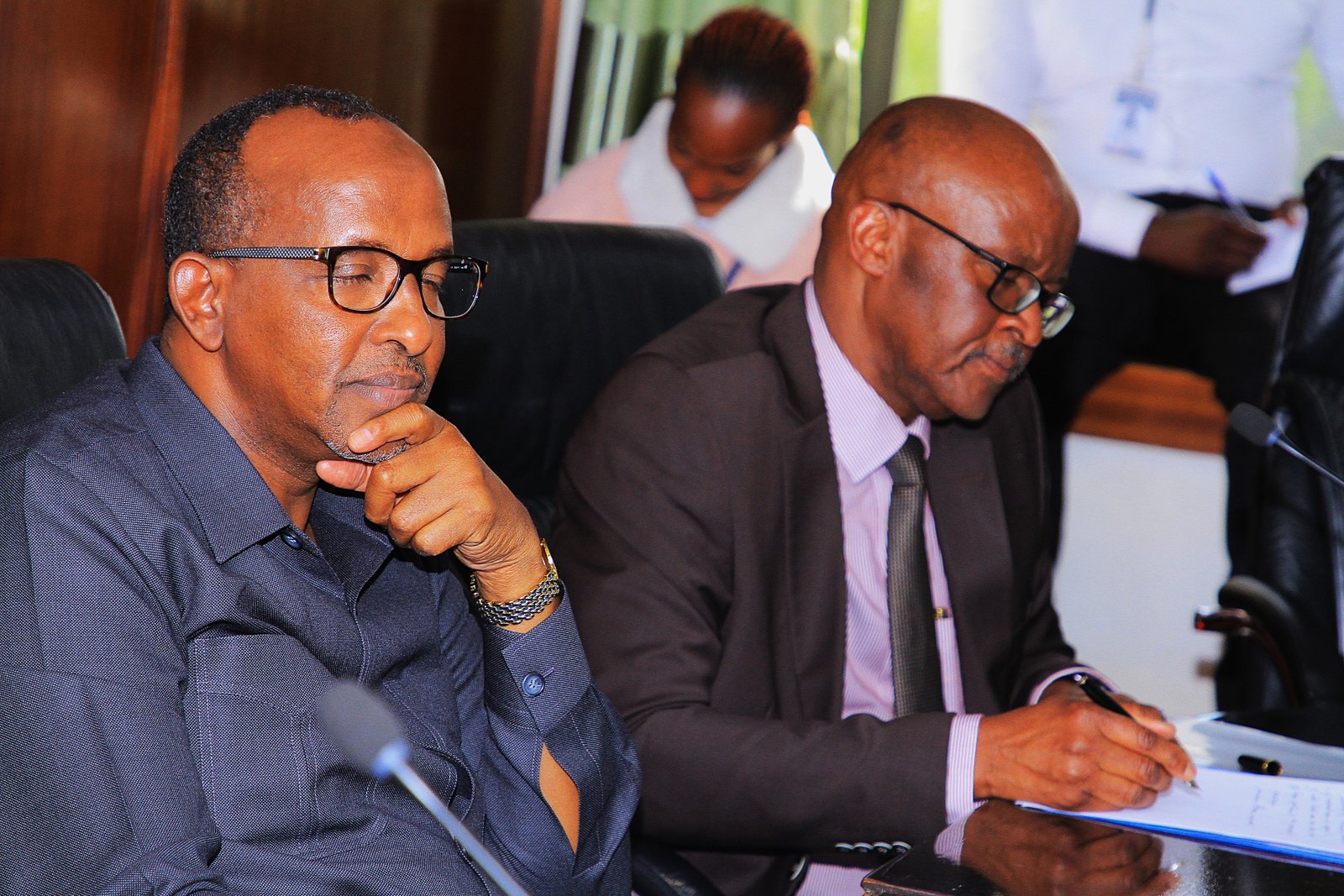 Aden Duale with Francis Ogolla