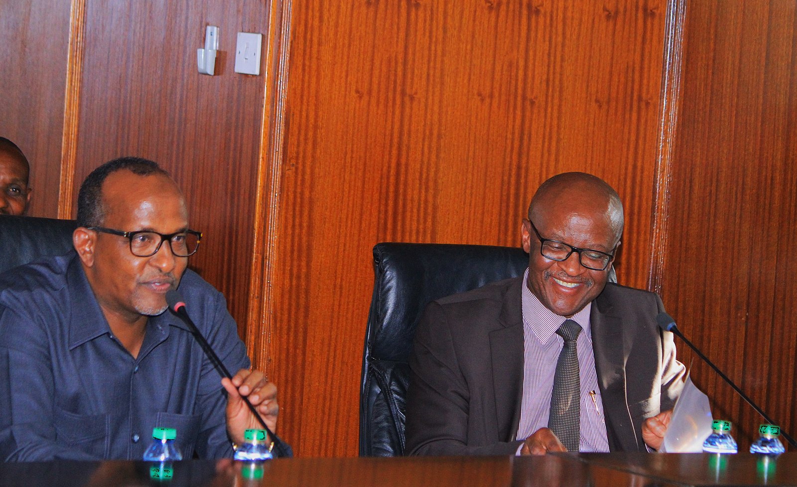 Aden Duale with Francis Ogolla