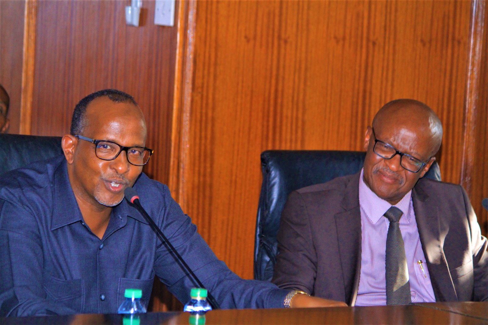 Aden Duale with Francis Ogolla