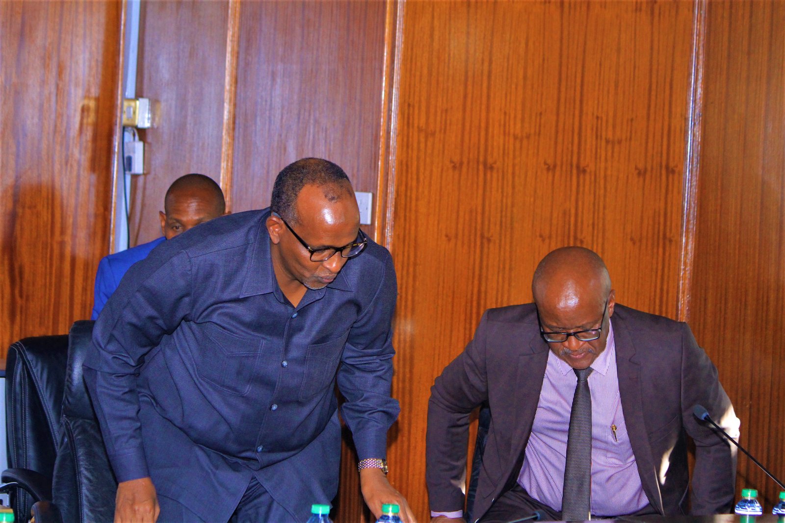 Aden Duale with Francis Ogolla