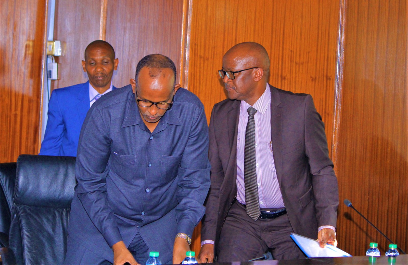 Aden Duale with Francis Ogolla