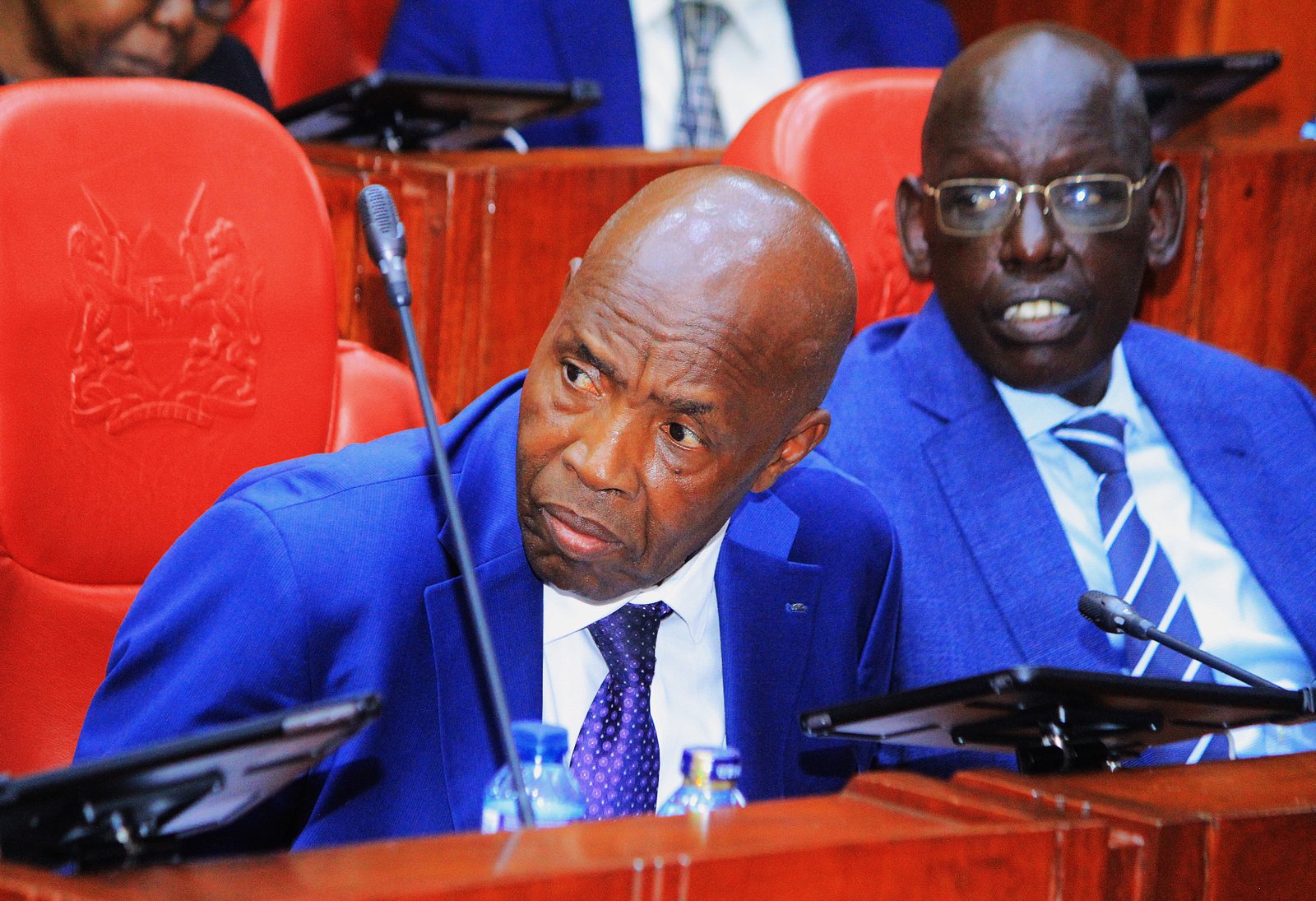 Ezekiel Machogu with Bellio Kipsang