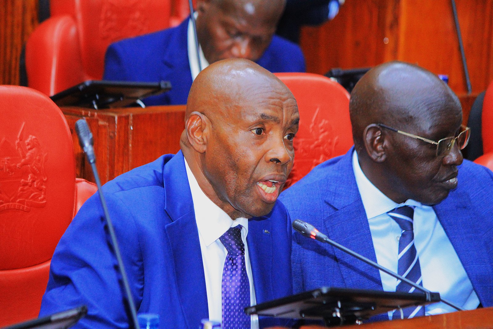 Ezekiel Machogu with Bellio Kipsang