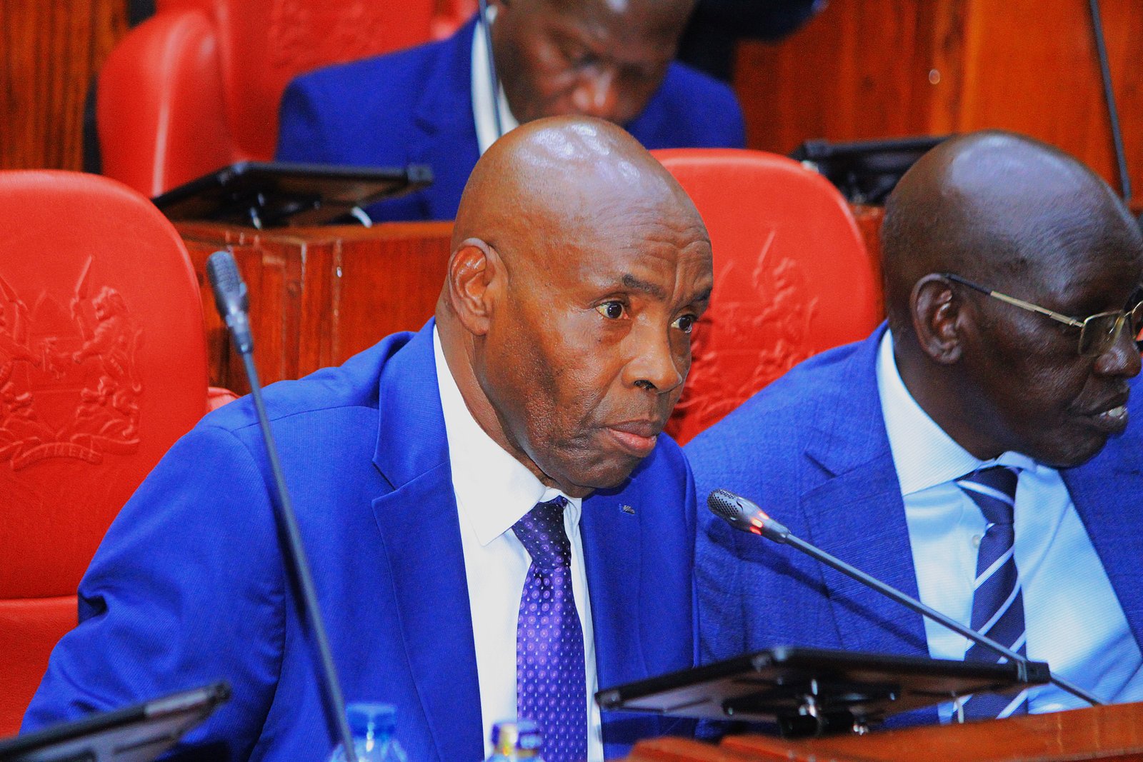 Ezekiel Machogu with Bellio Kipsang