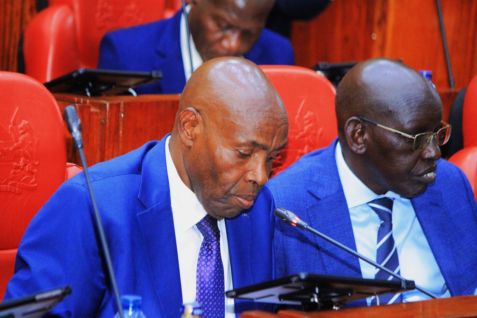 Ezekiel Machogu with Bellio Kipsang