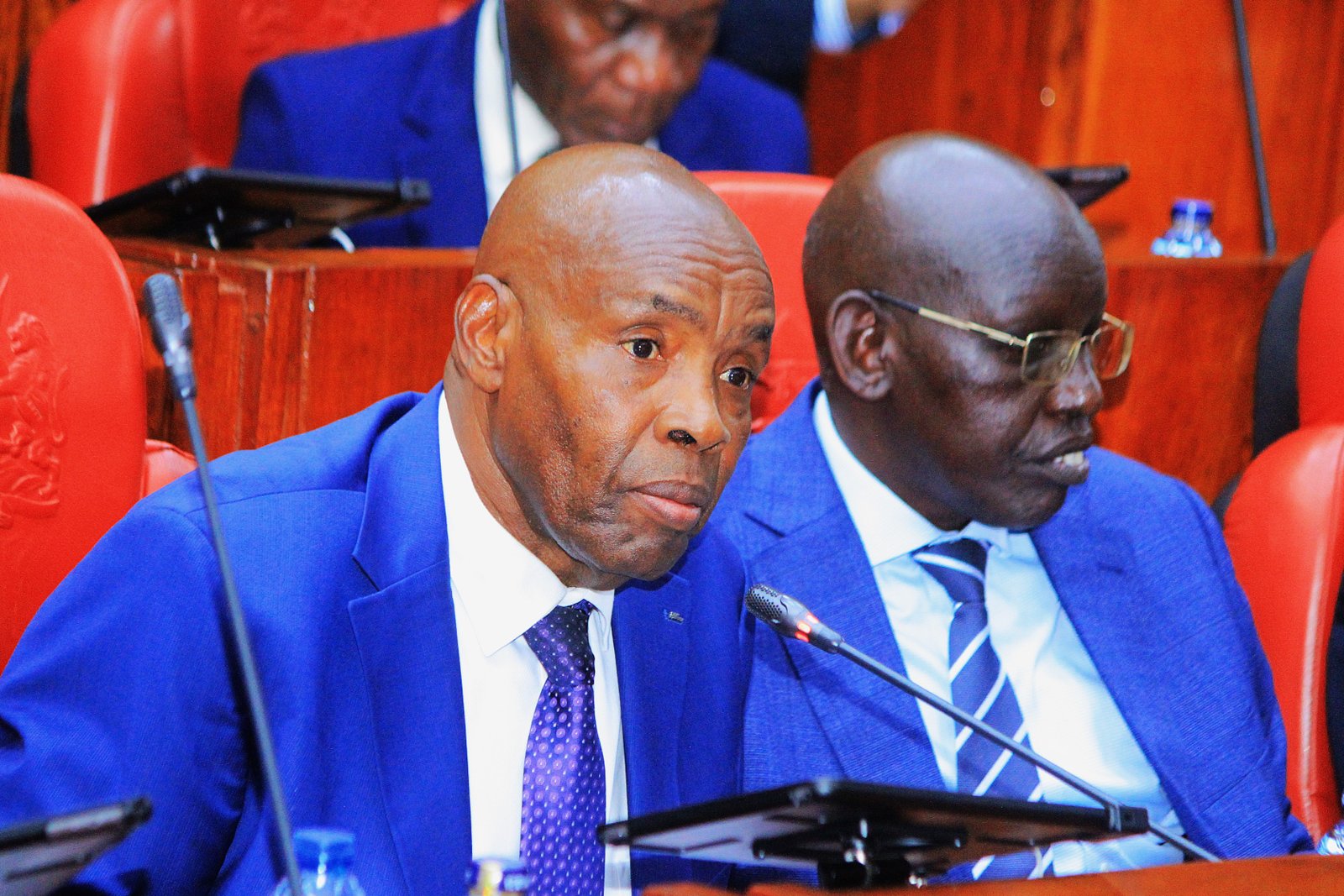 Ezekiel Machogu with Bellio Kipsang