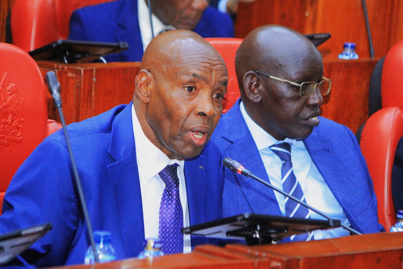 Ezekiel Machogu with Bellio Kipsang