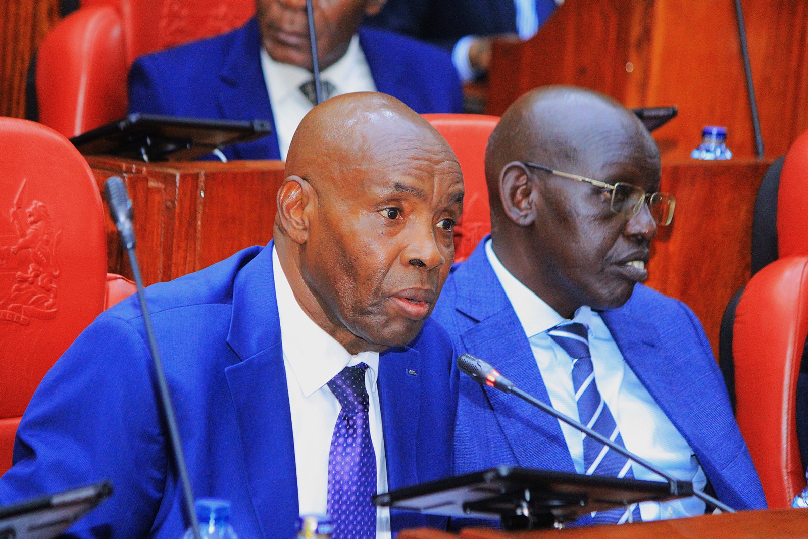 Ezekiel Machogu with Bellio Kipsang