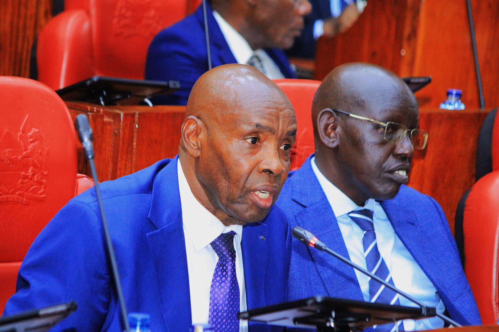 Ezekiel Machogu with Bellio Kipsang