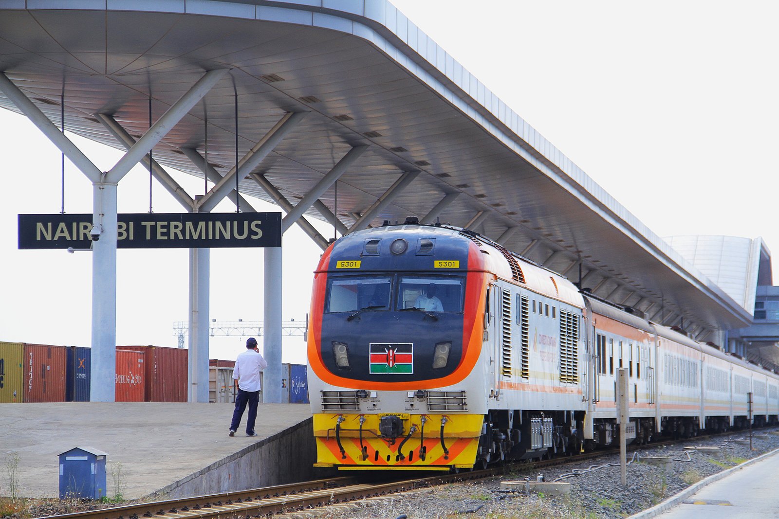 Madaraka Express Standard Gauge Railway (SGR) train
