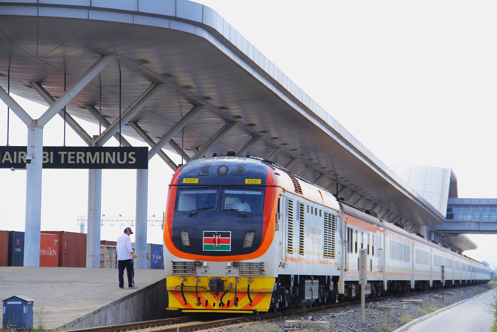 Madaraka Express Standard Gauge Railway (SGR) train