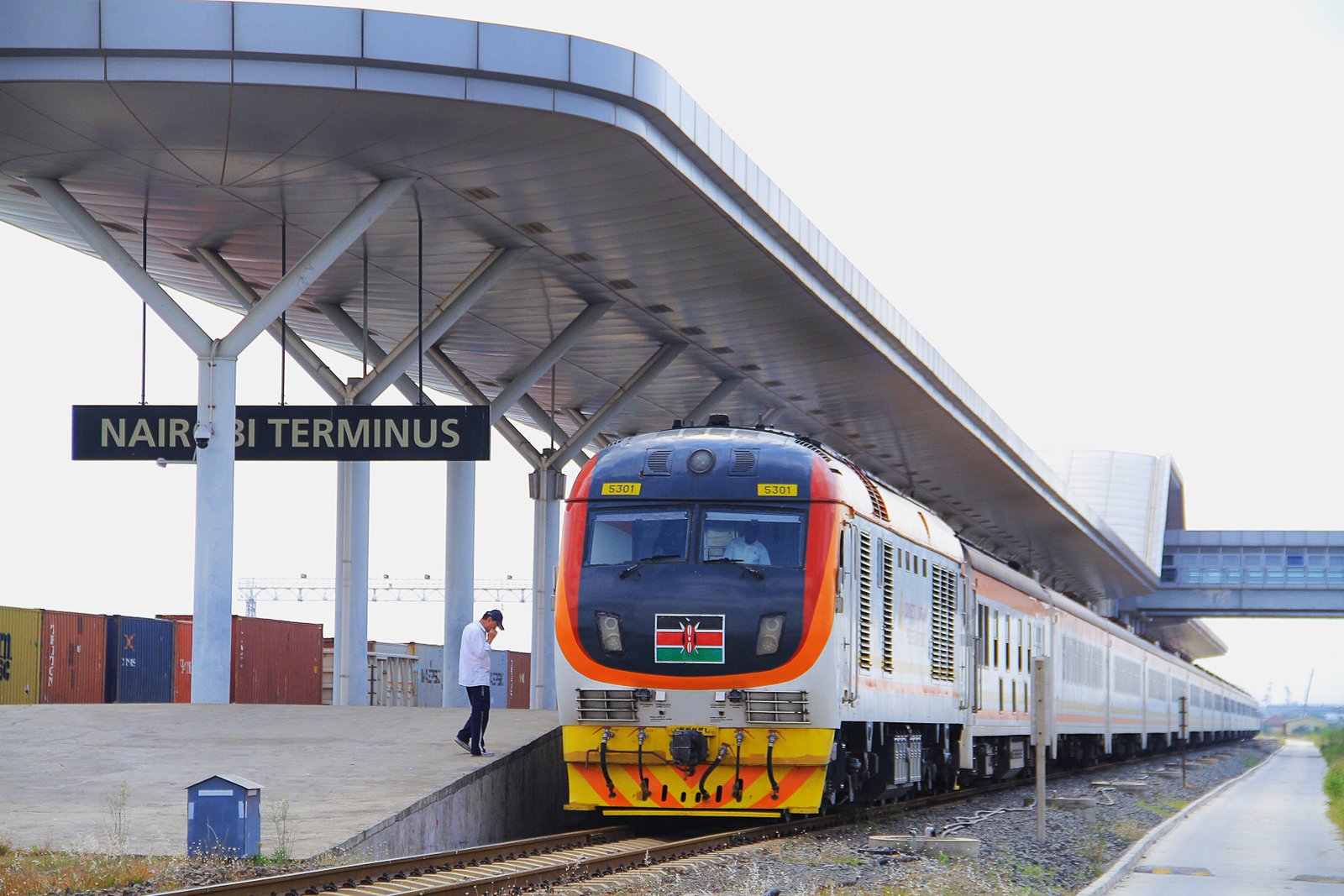 Madaraka Express Standard Gauge Railway (SGR) train