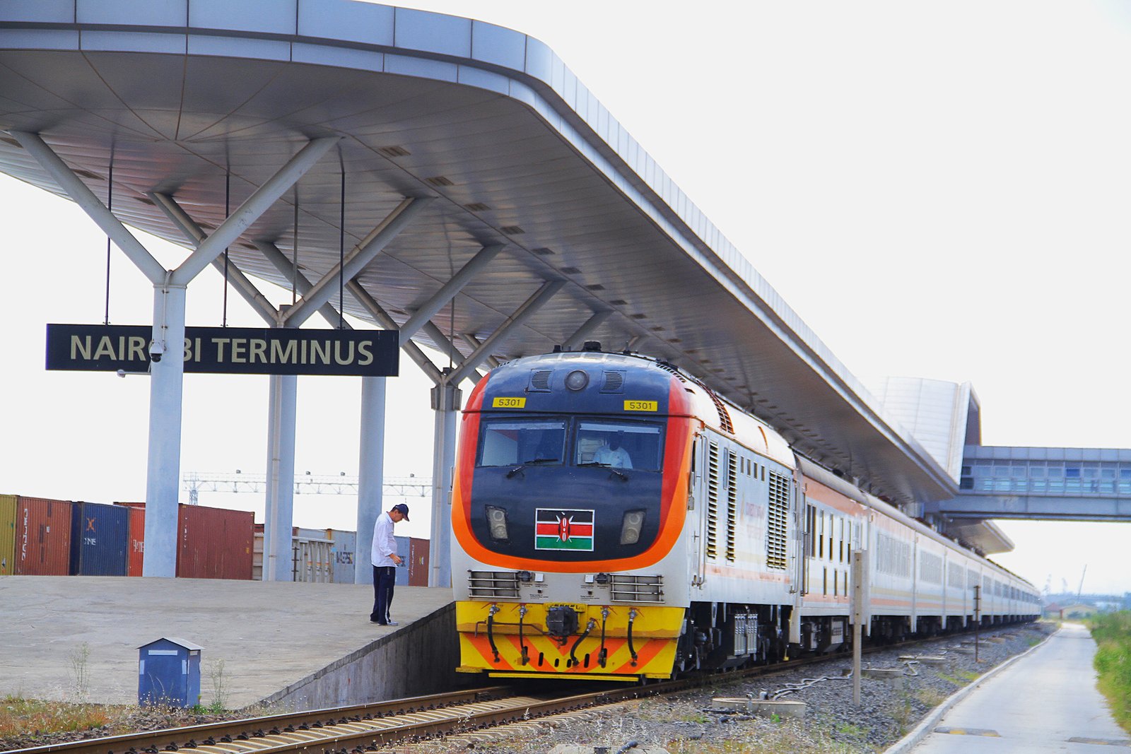 Madaraka Express Standard Gauge Railway (SGR) train