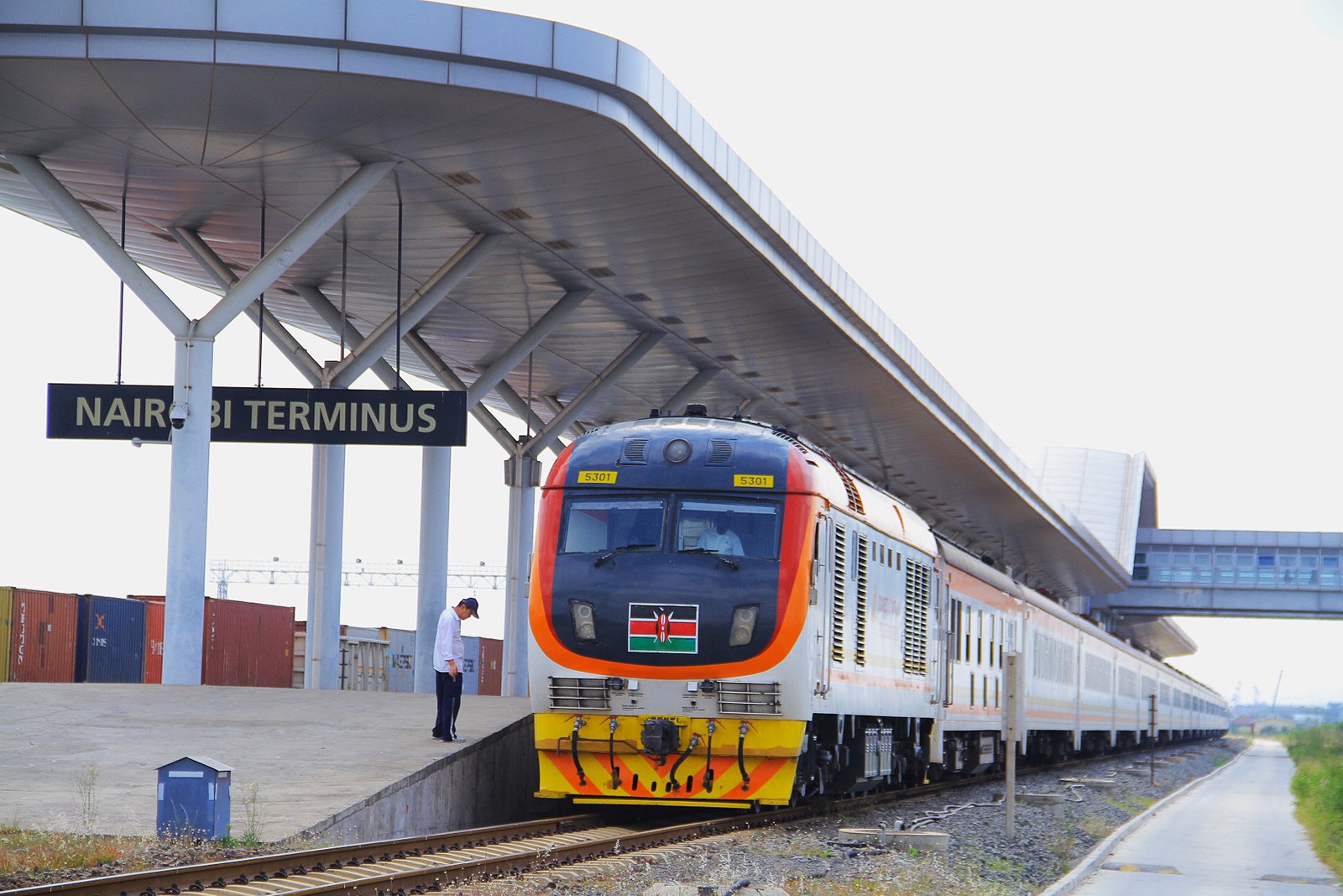 Madaraka Express Standard Gauge Railway (SGR) train