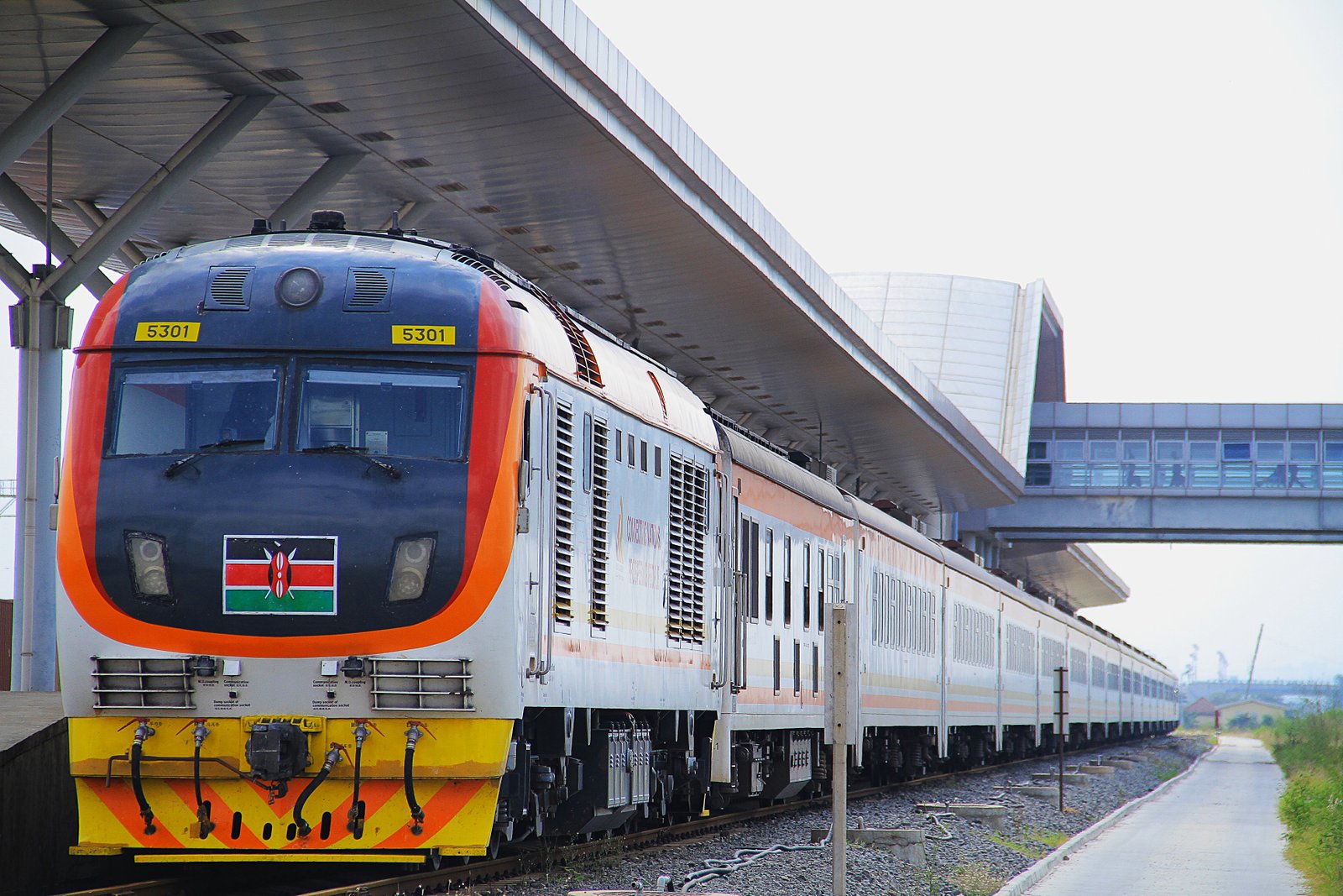 Madaraka Express Standard Gauge Railway (SGR) train