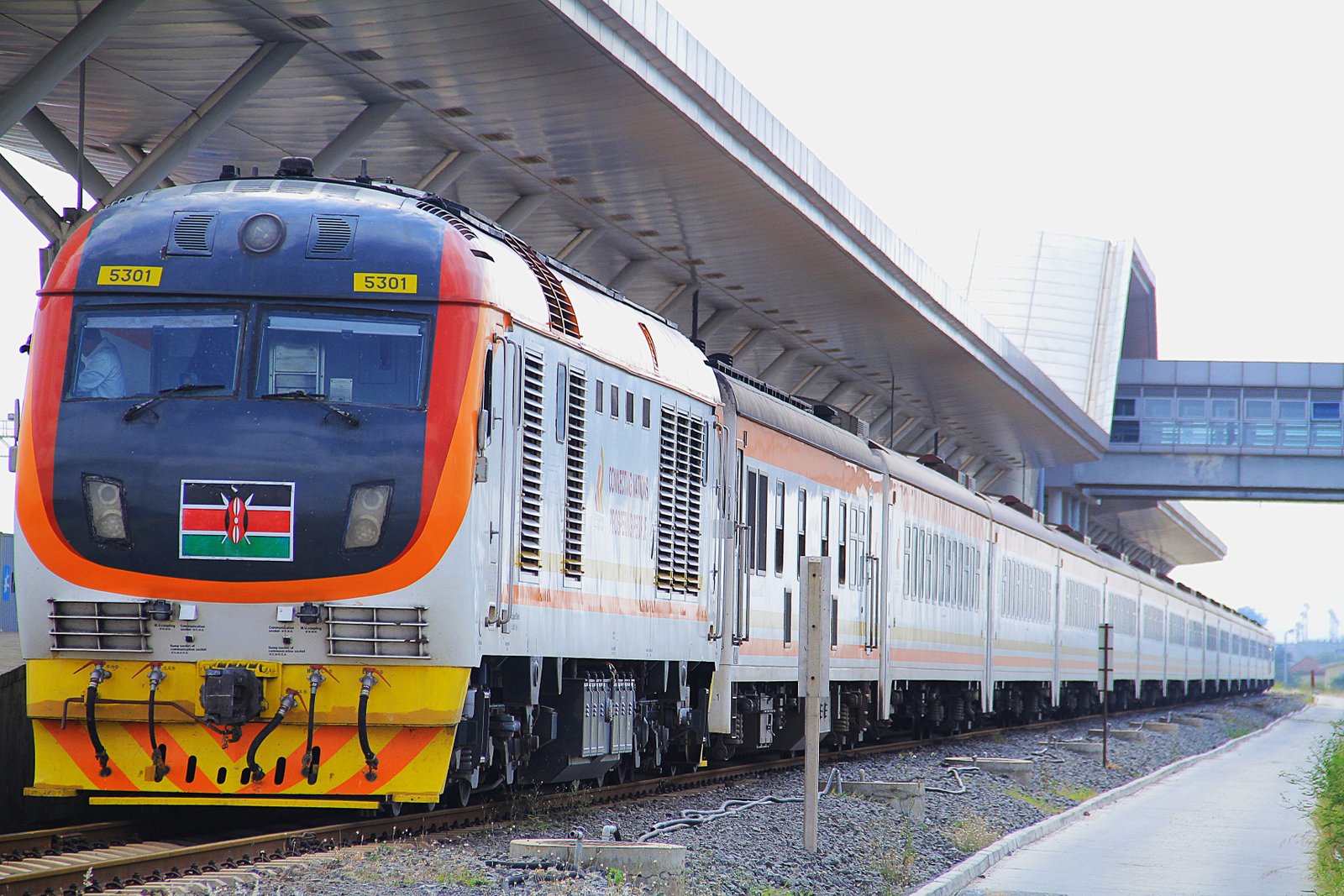 Madaraka Express Standard Gauge Railway (SGR) train