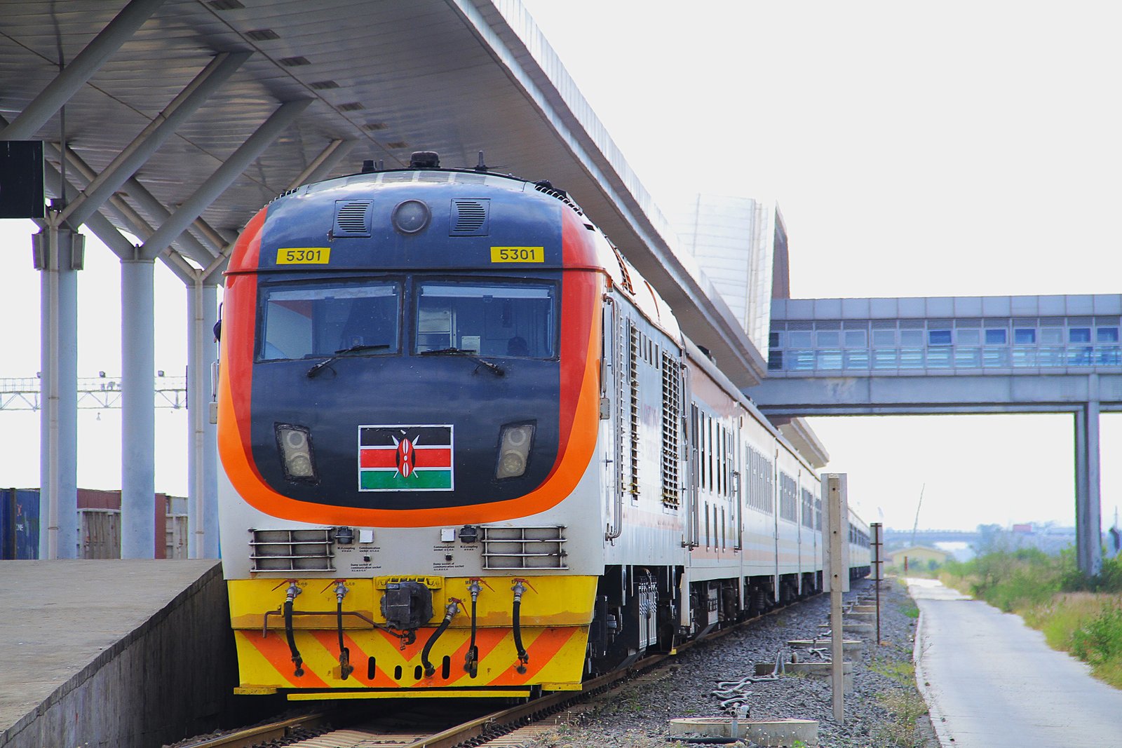 Madaraka Express Standard Gauge Railway (SGR) train