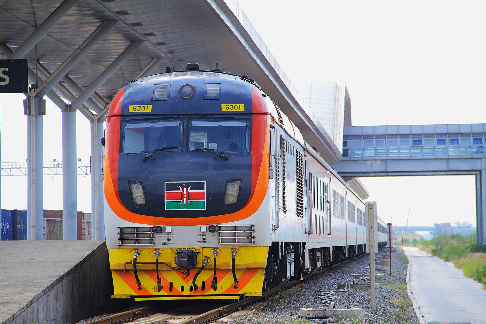 Madaraka Express Standard Gauge Railway (SGR) train