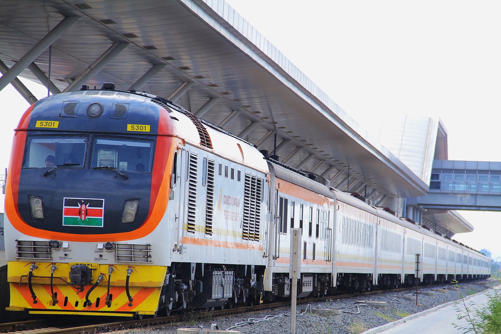 Madaraka Express Standard Gauge Railway (SGR) train