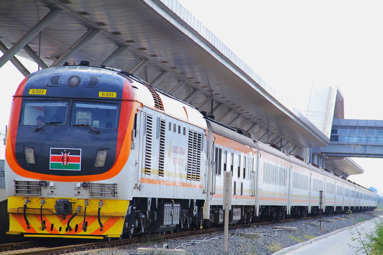 Madaraka Express Standard Gauge Railway (SGR) train