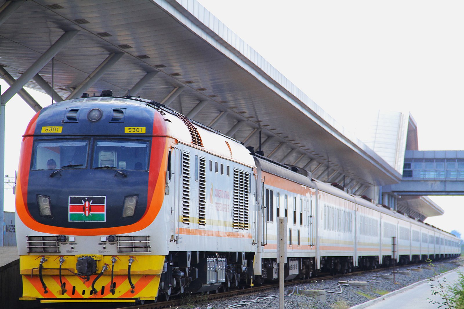 Madaraka Express Standard Gauge Railway (SGR) train