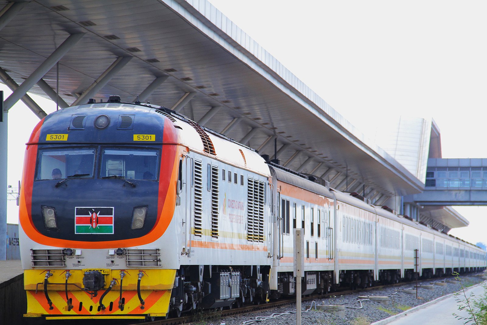 Madaraka Express Standard Gauge Railway (SGR) train