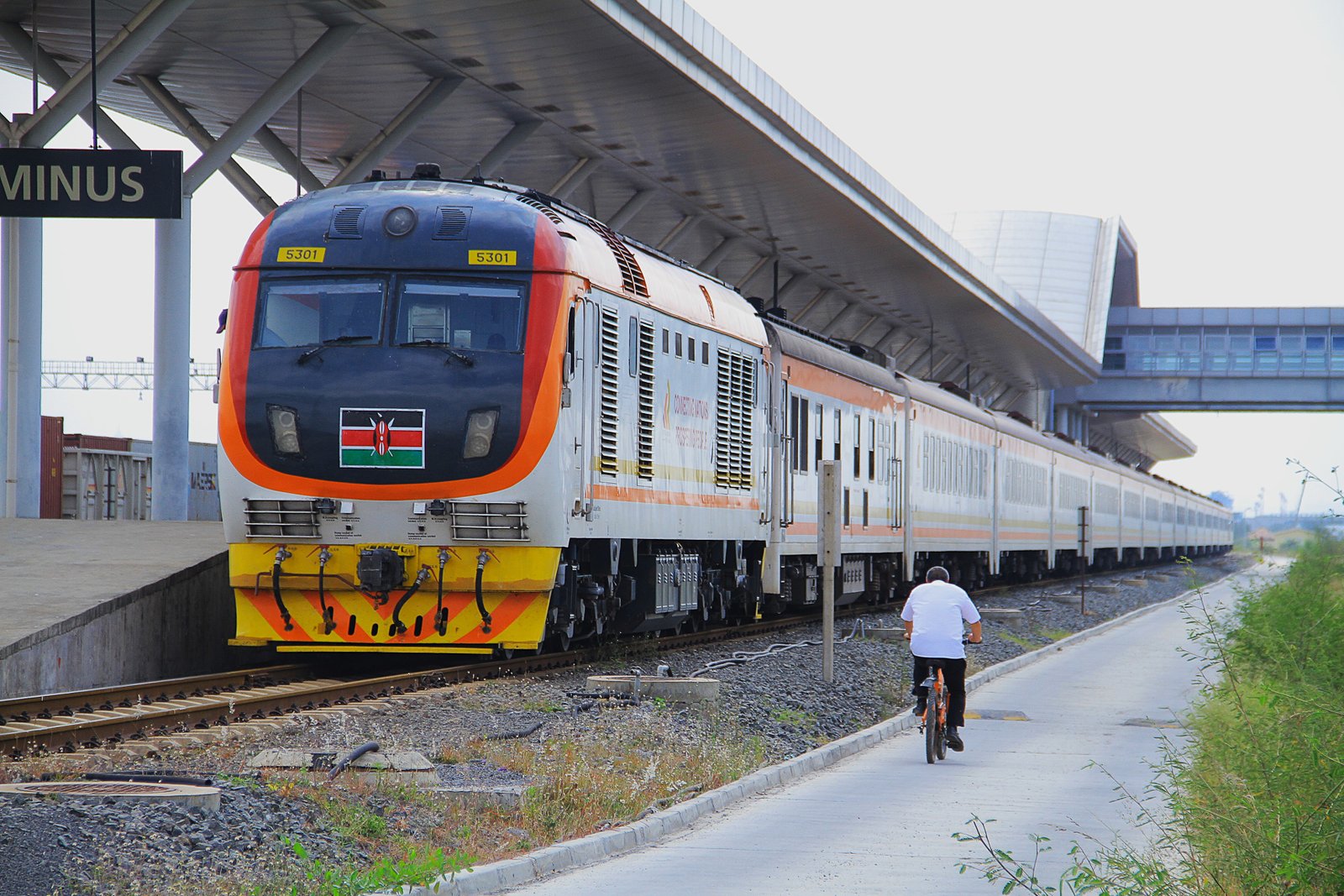 Madaraka Express Standard Gauge Railway (SGR) train