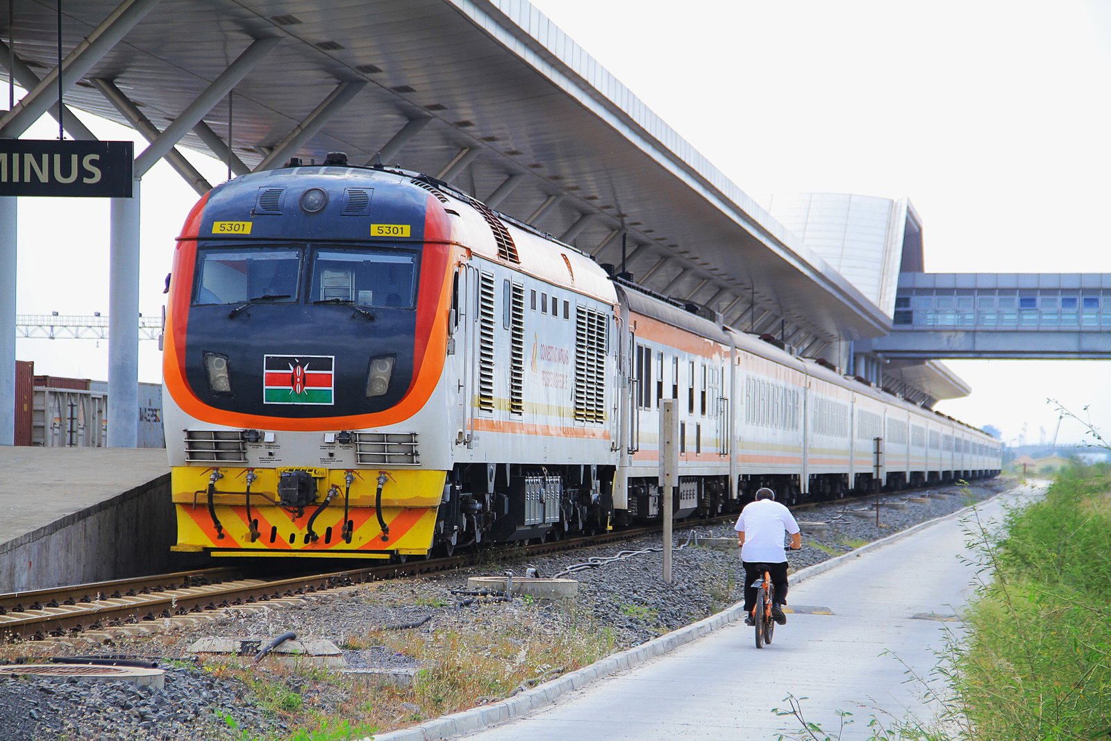 Madaraka Express Standard Gauge Railway (SGR) train