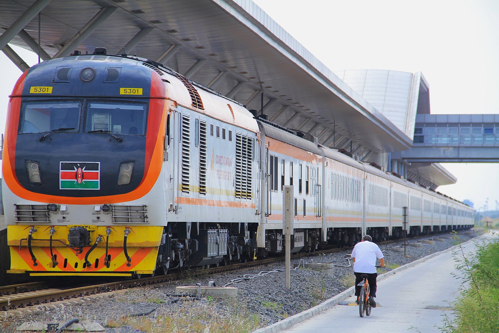 Madaraka Express Standard Gauge Railway (SGR) train