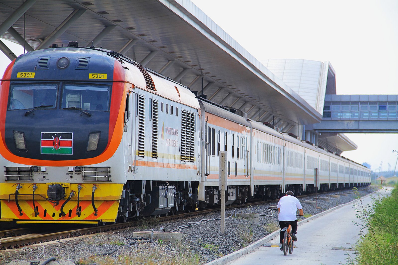 Madaraka Express Standard Gauge Railway (SGR) train