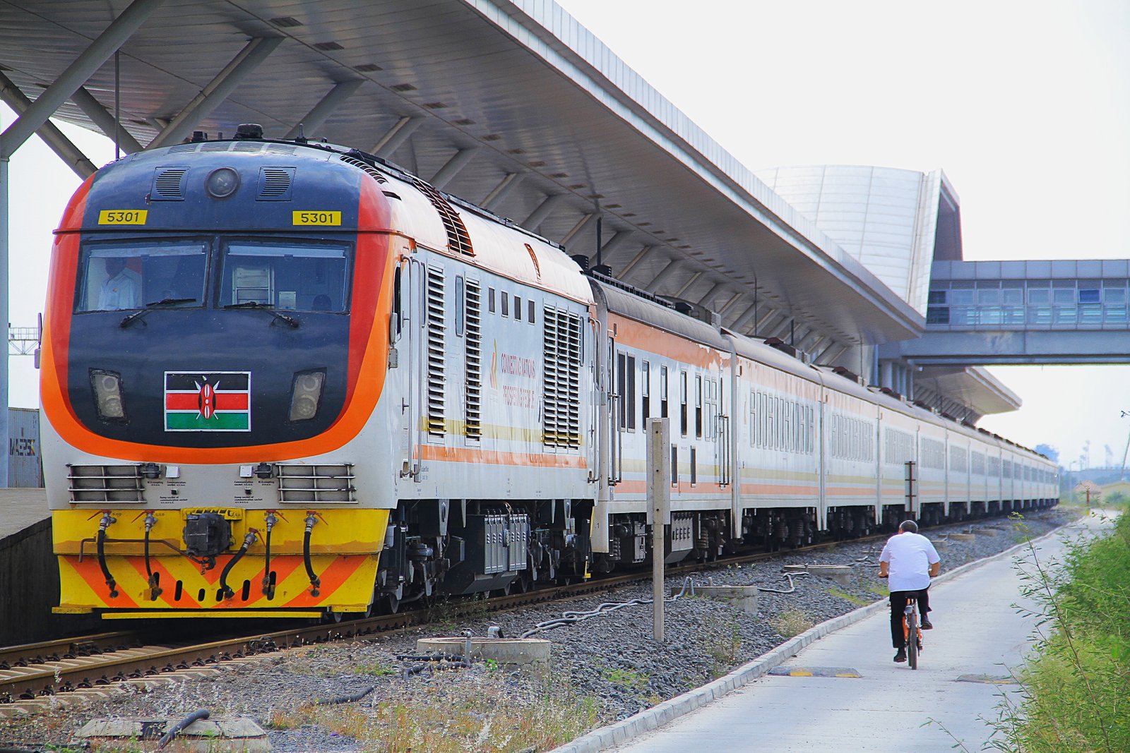 Madaraka Express Standard Gauge Railway (SGR) train