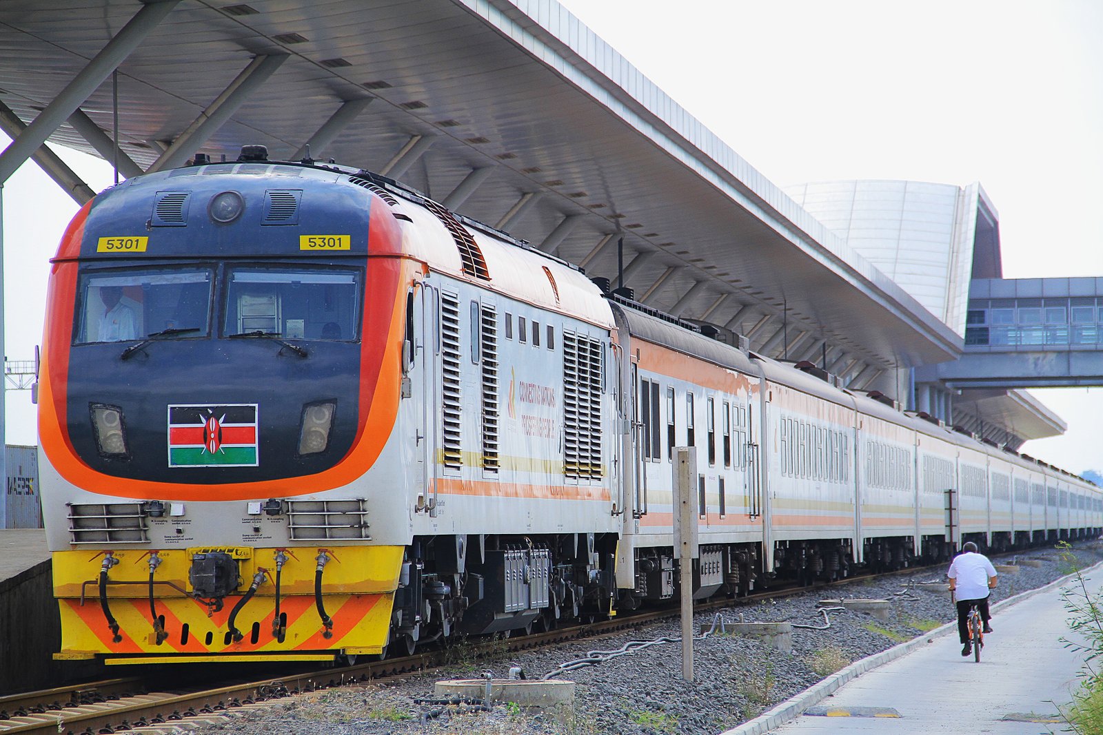 Madaraka Express Standard Gauge Railway (SGR) train