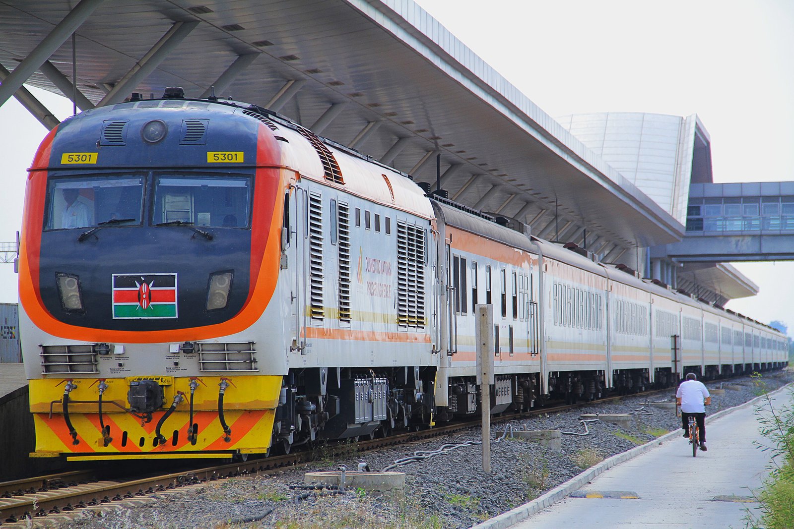 Madaraka Express Standard Gauge Railway (SGR) train